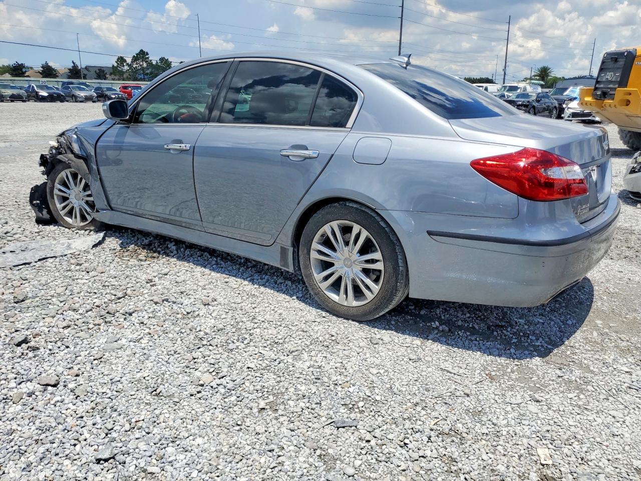 2014 Hyundai Genesis 3.8l Gray vin: KMHGC4DDXEU263165