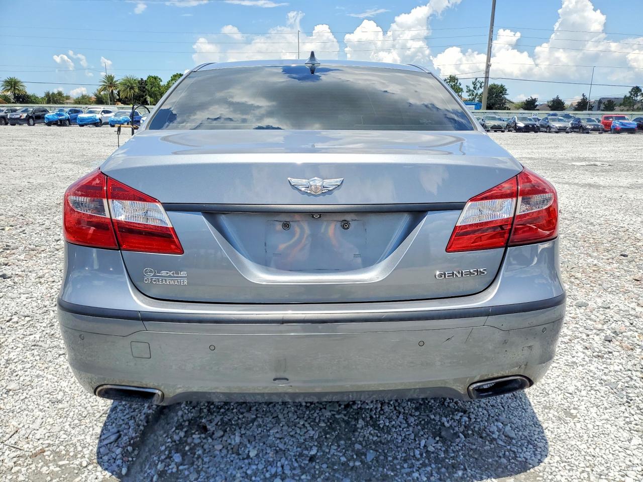 2014 Hyundai Genesis 3.8l Gray vin: KMHGC4DDXEU263165