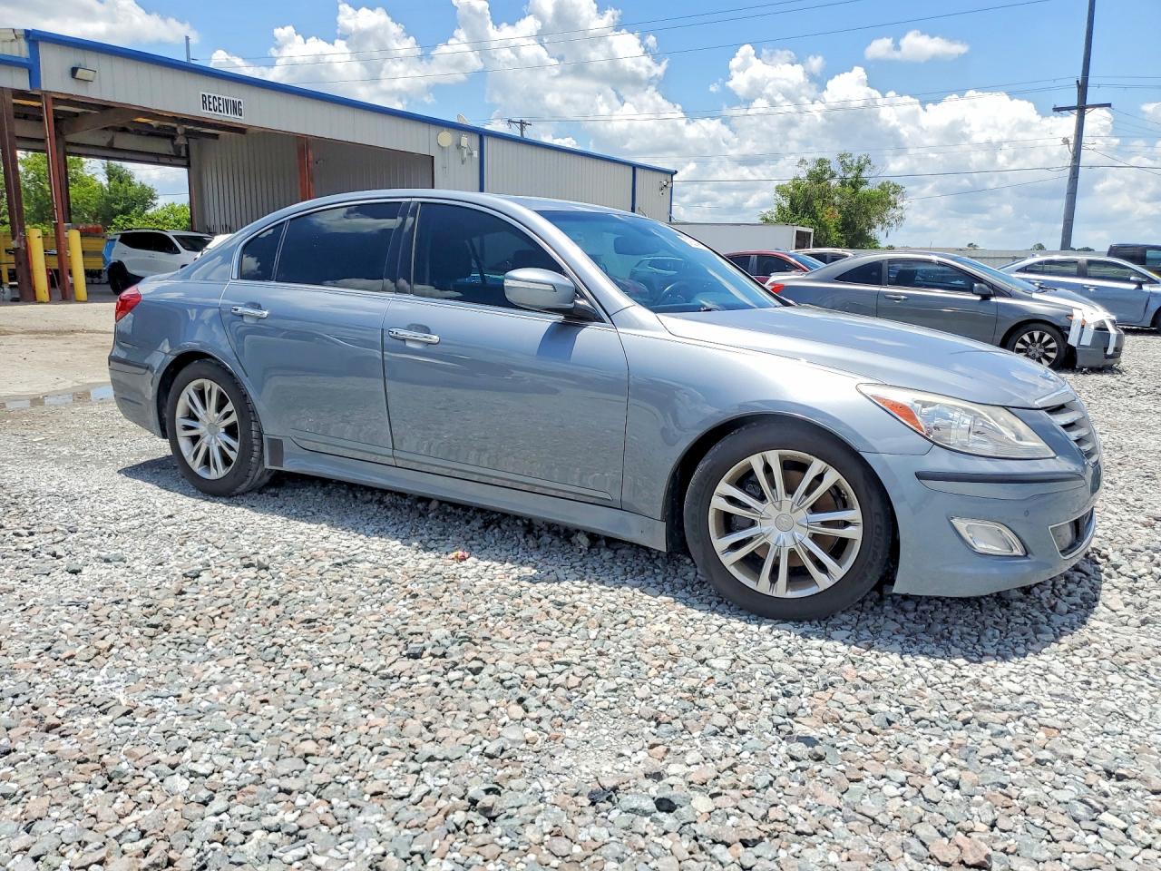 2014 Hyundai Genesis 3.8l Gray vin: KMHGC4DDXEU263165