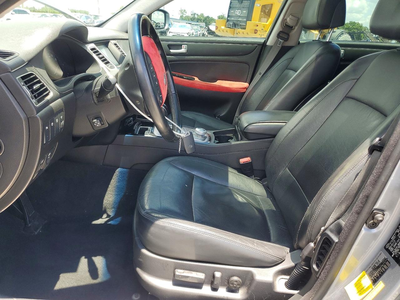 2014 Hyundai Genesis 3.8l Gray vin: KMHGC4DDXEU263165