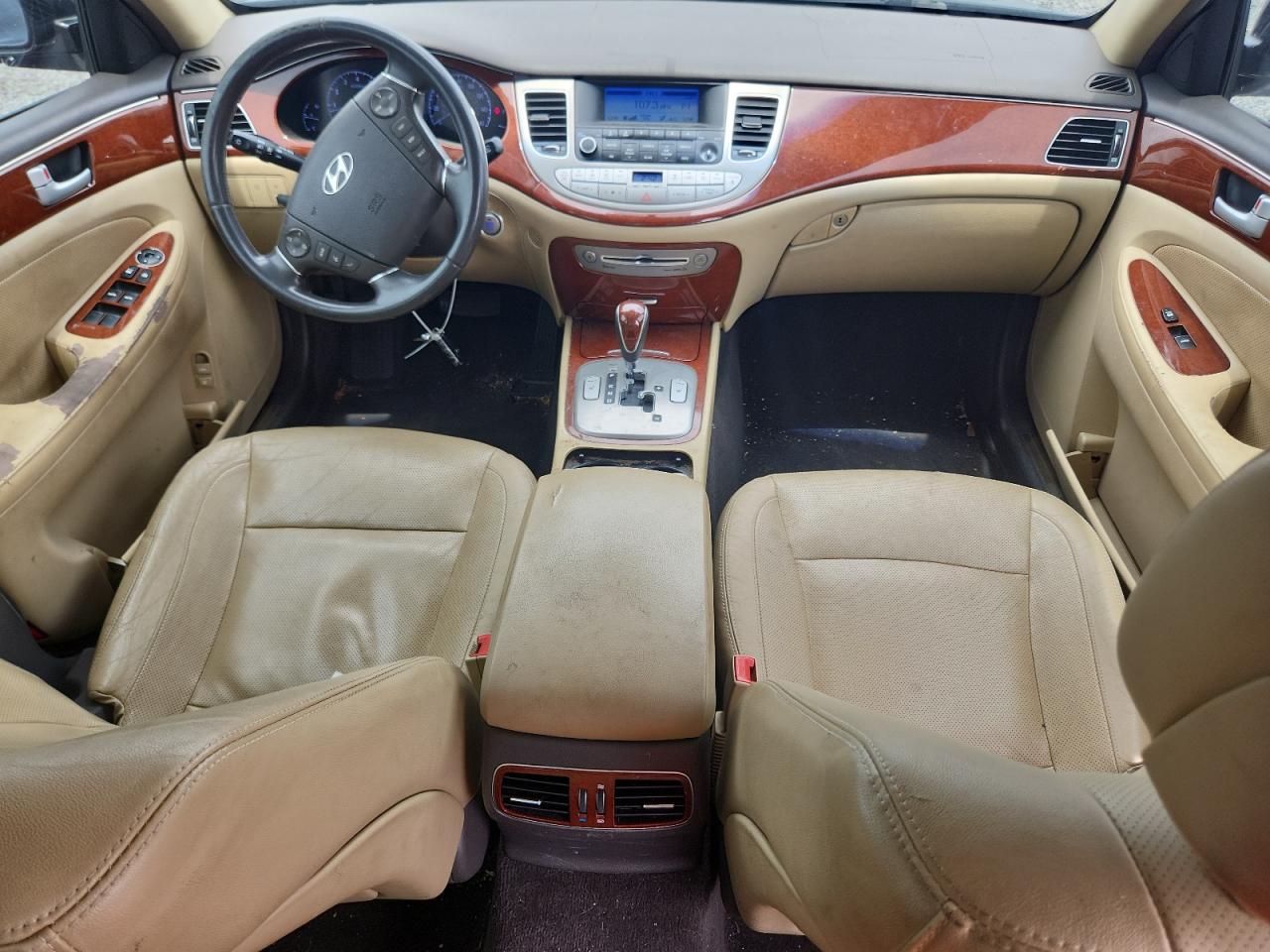 2014 Hyundai Genesis 3.8l Black vin: KMHGC4DDXEU264249