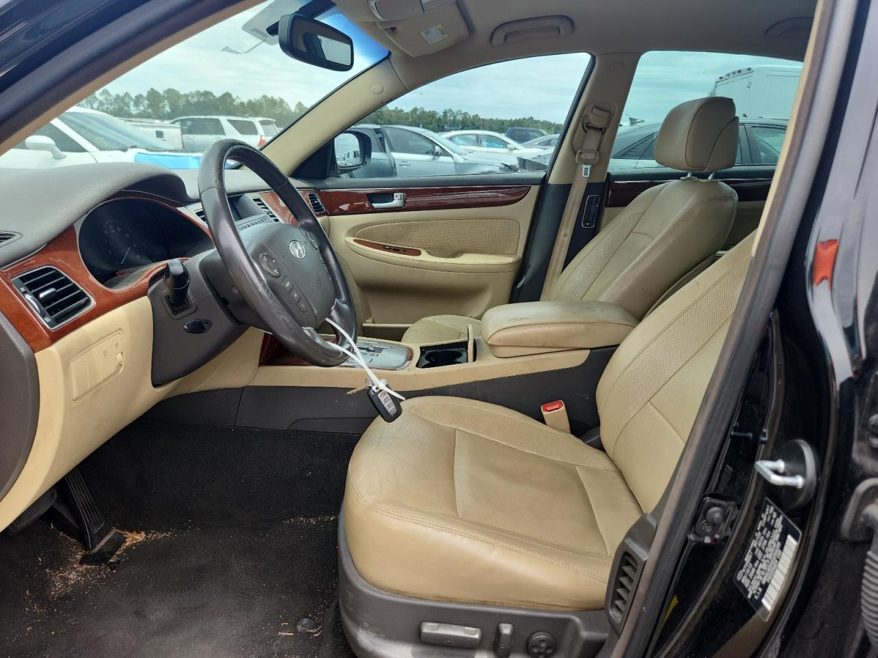 2014 Hyundai Genesis 3.8l Black vin: KMHGC4DDXEU264249
