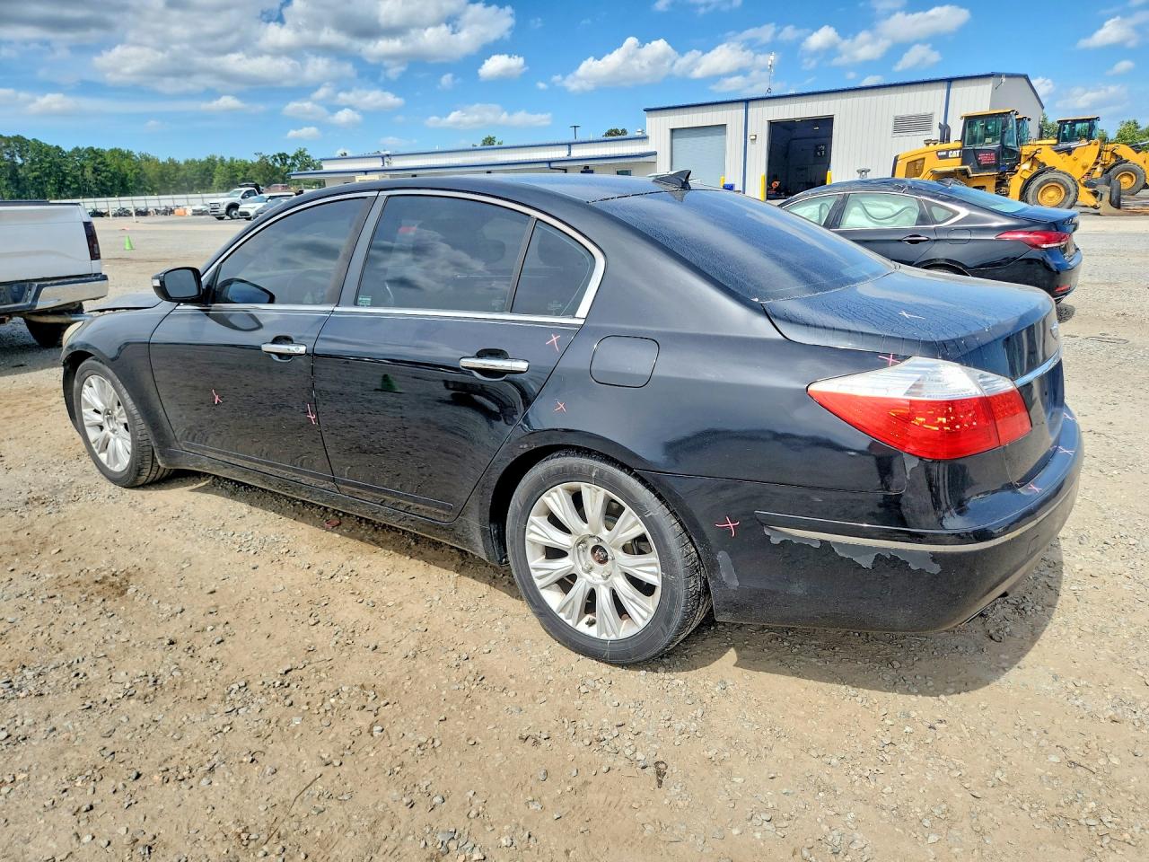 2010 Hyundai Genesis 3.8l Black vin: KMHGC4DE0AU080408