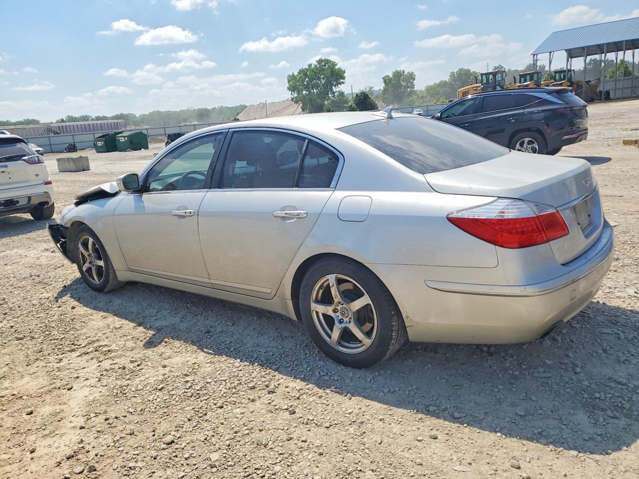 2011 Hyundai Genesis 3.8l Silver vin: KMHGC4DE0BU139362