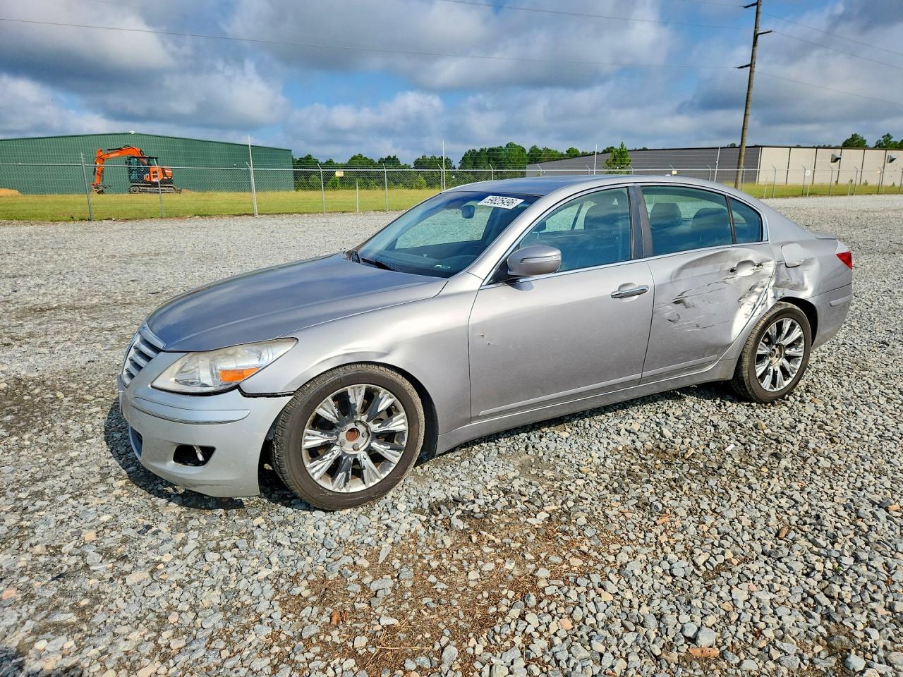 2011 Hyundai Genesis 3.8l Silver vin: KMHGC4DE1BU138379