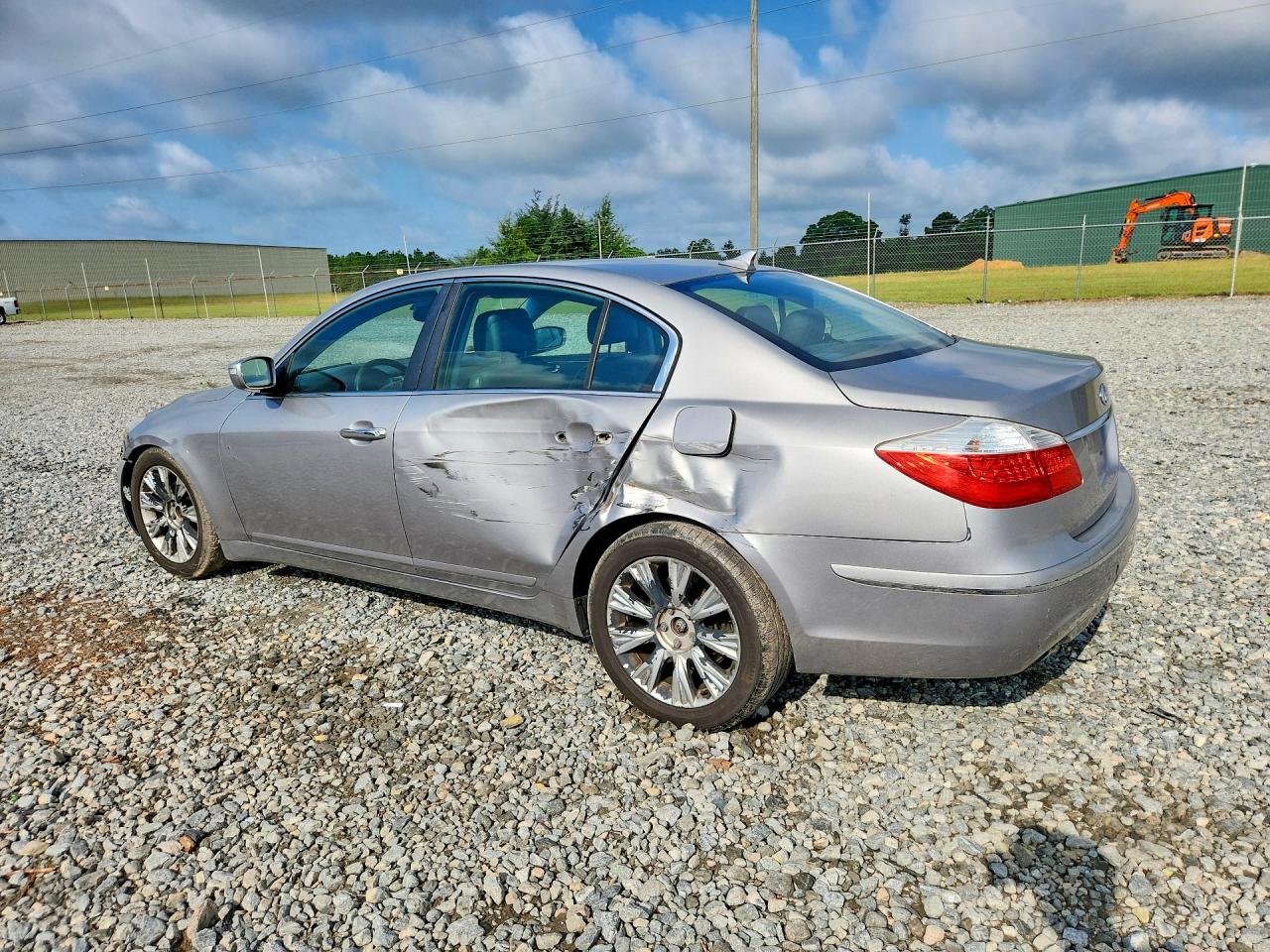 2011 Hyundai Genesis 3.8l Silver vin: KMHGC4DE1BU138379