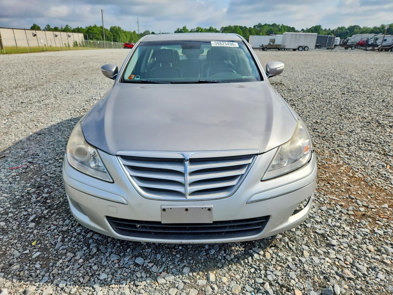 2011 Hyundai Genesis 3.8l Silver vin: KMHGC4DE1BU138379
