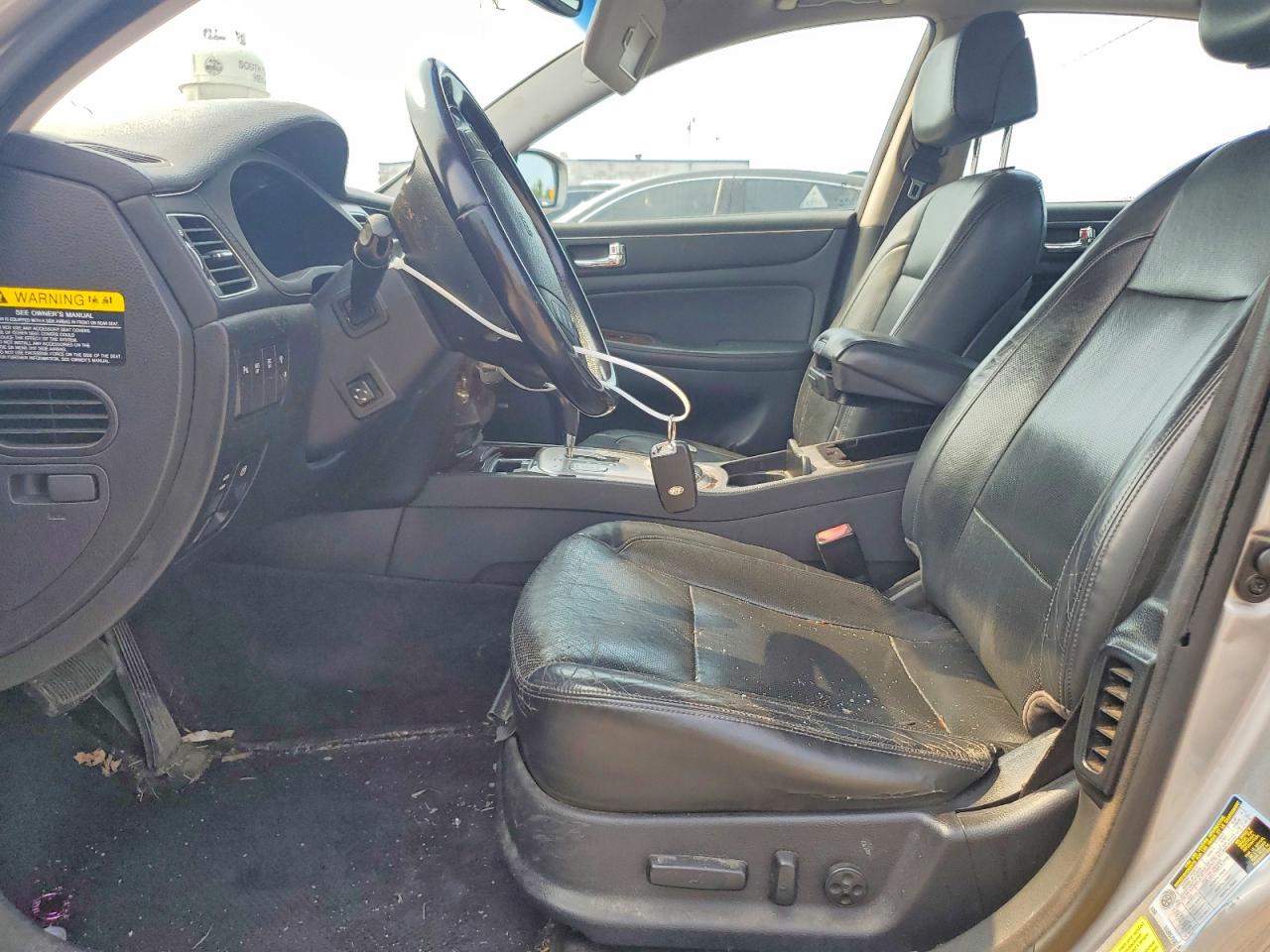 2010 Hyundai Genesis 3.8l Silver vin: KMHGC4DE2AU089756