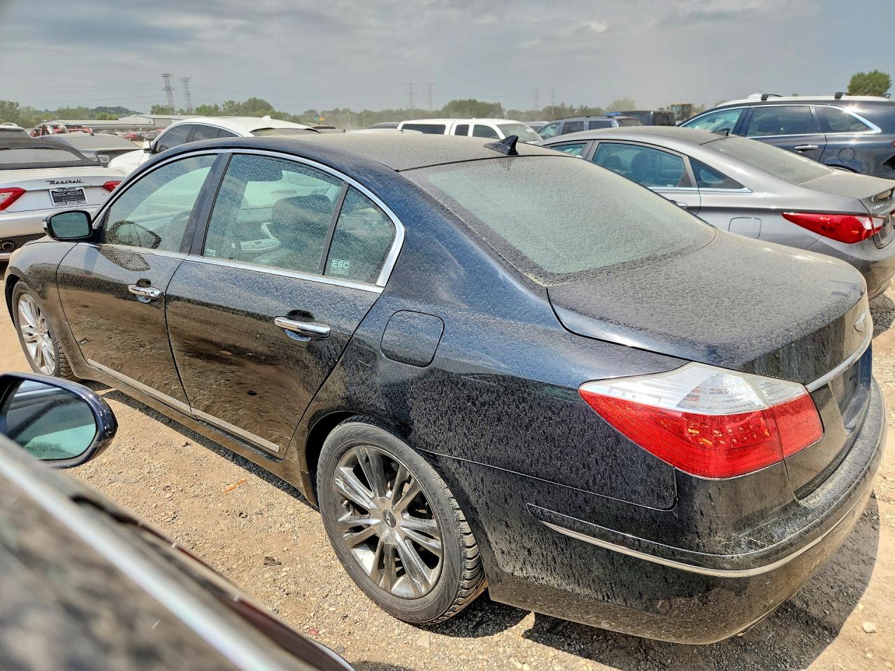 2011 Hyundai Genesis 3.8l Black vin: KMHGC4DE2BU122398