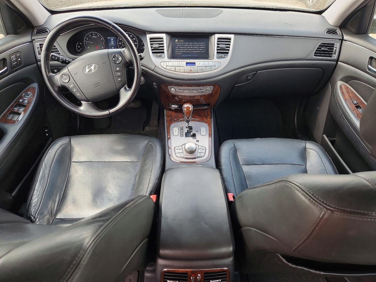 2011 Hyundai Genesis 3.8l Black vin: KMHGC4DE2BU122398