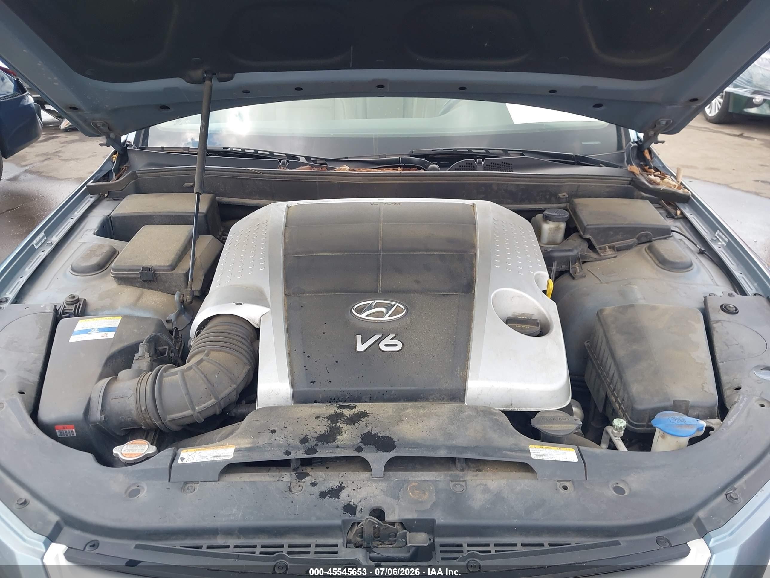 2011 Hyundai Genesis 3.8 Light Blue vin: KMHGC4DE3BU113287
