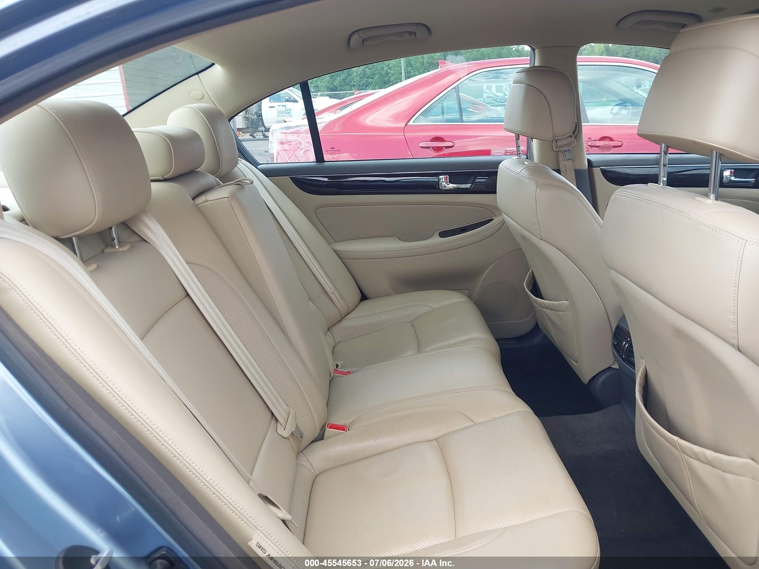 2011 Hyundai Genesis 3.8 Light Blue vin: KMHGC4DE3BU113287