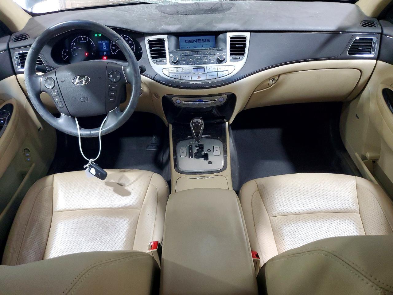 2011 Hyundai Genesis 3.8l Black vin: KMHGC4DE3BU139162