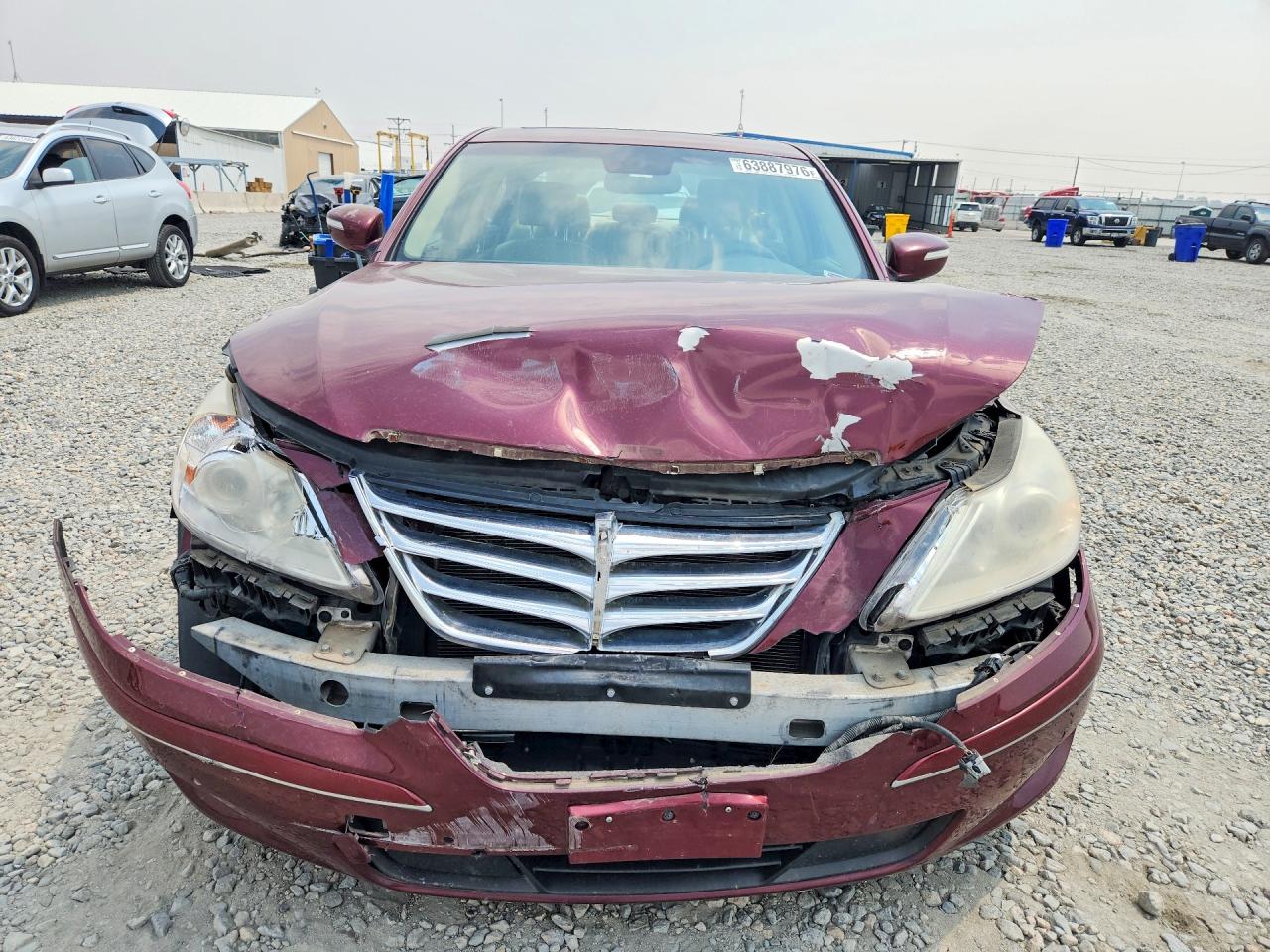 2011 Hyundai Genesis 3.8l Burgundy vin: KMHGC4DE3BU140571
