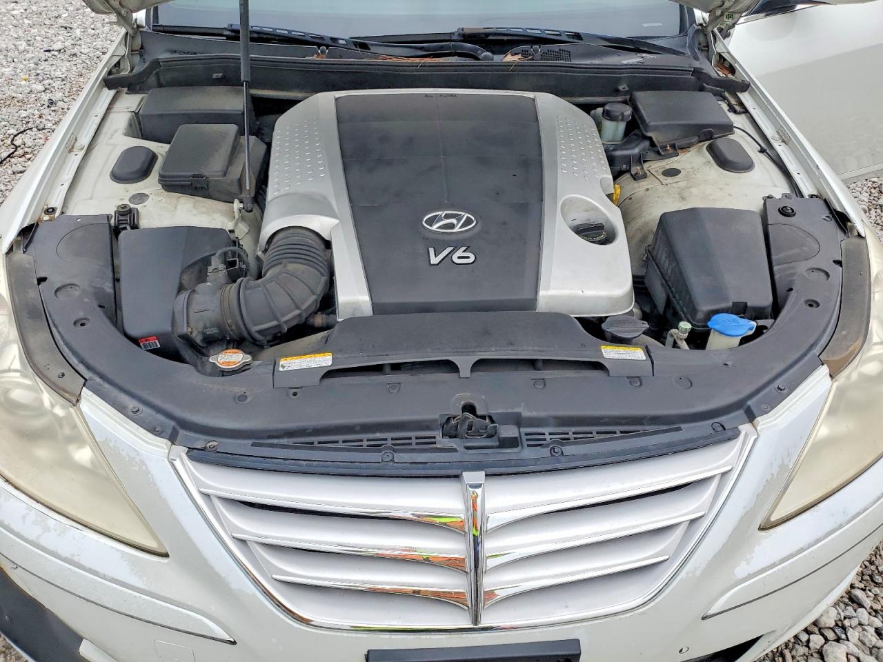 2010 Hyundai Genesis 3.8l White vin: KMHGC4DE4AU087152