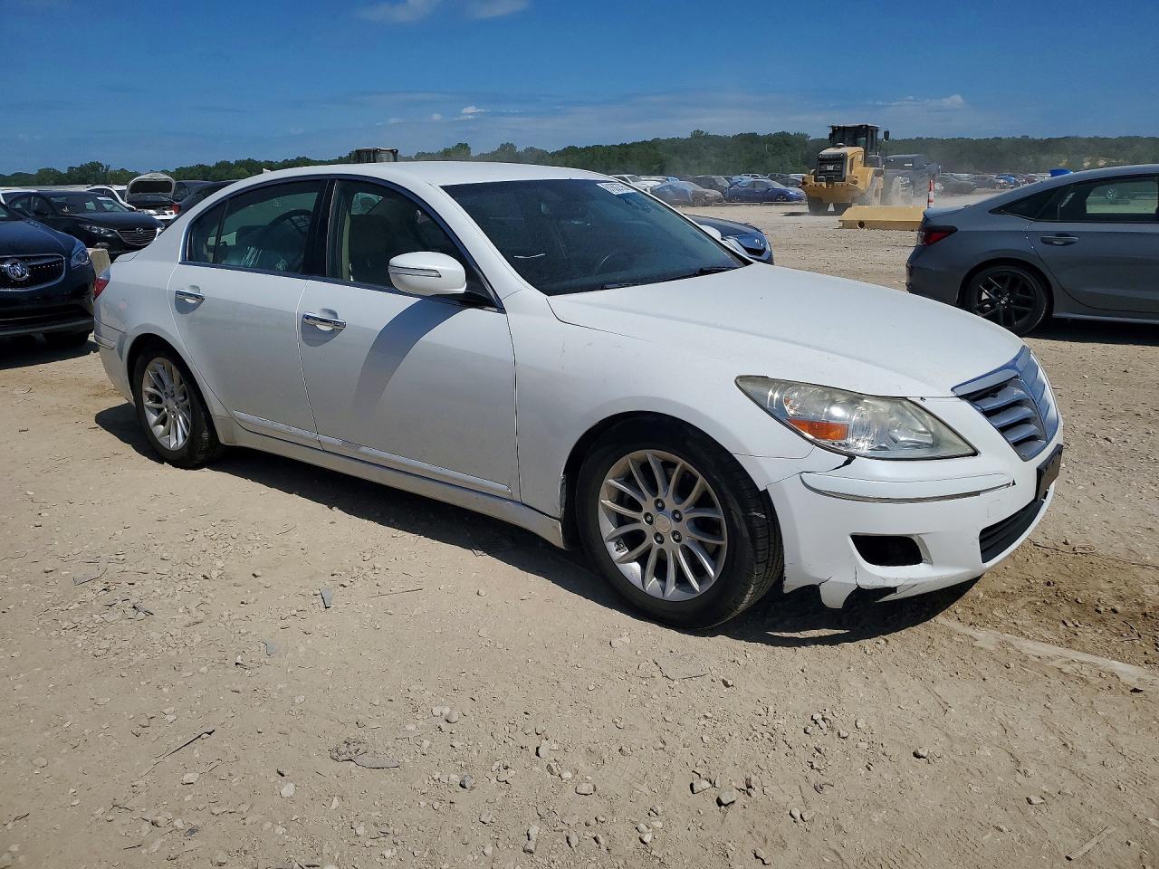 2011 Hyundai Genesis 3.8l White vin: KMHGC4DE4BU133967