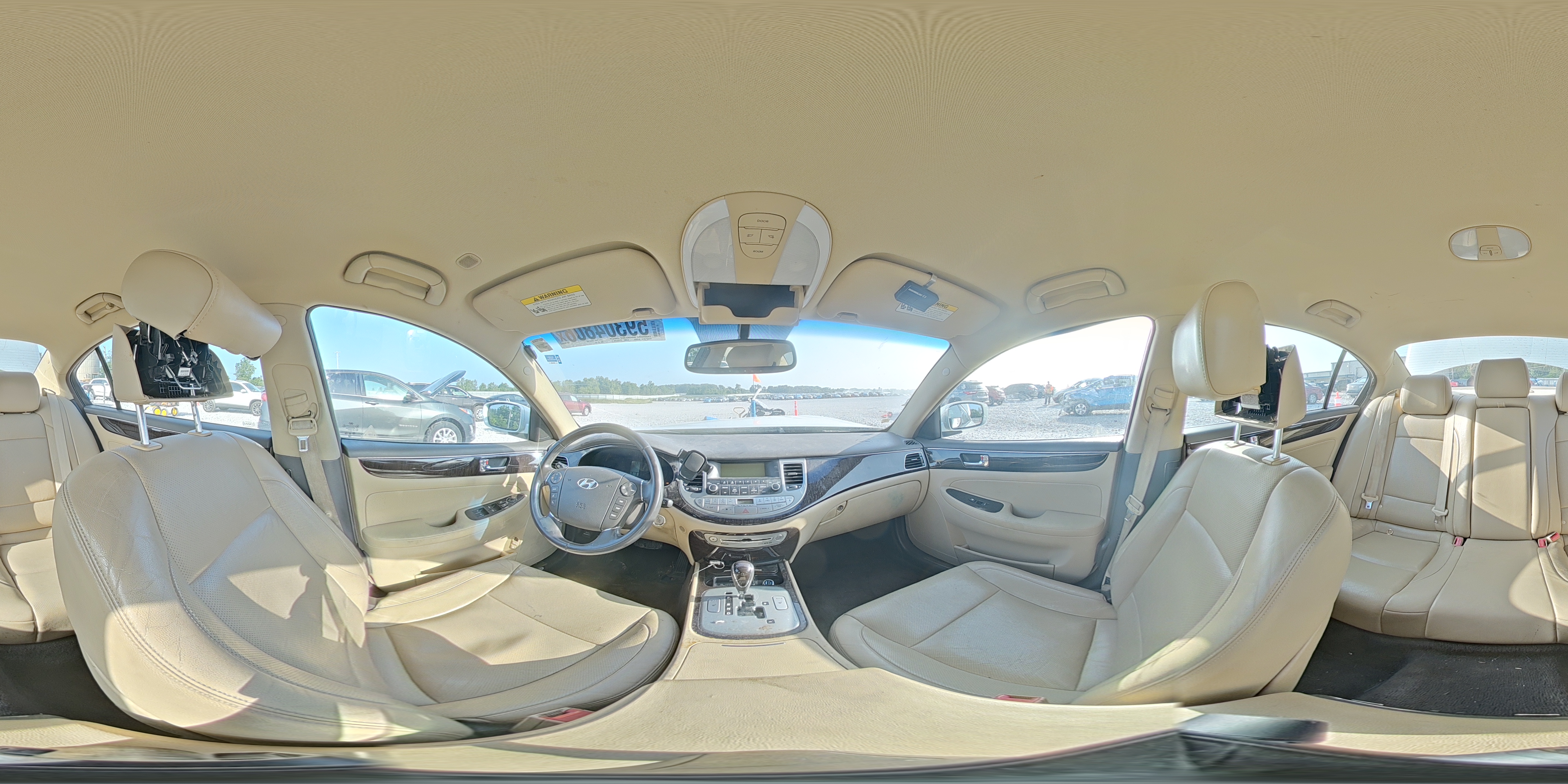 2011 Hyundai Genesis 3.8l White vin: KMHGC4DE4BU141180