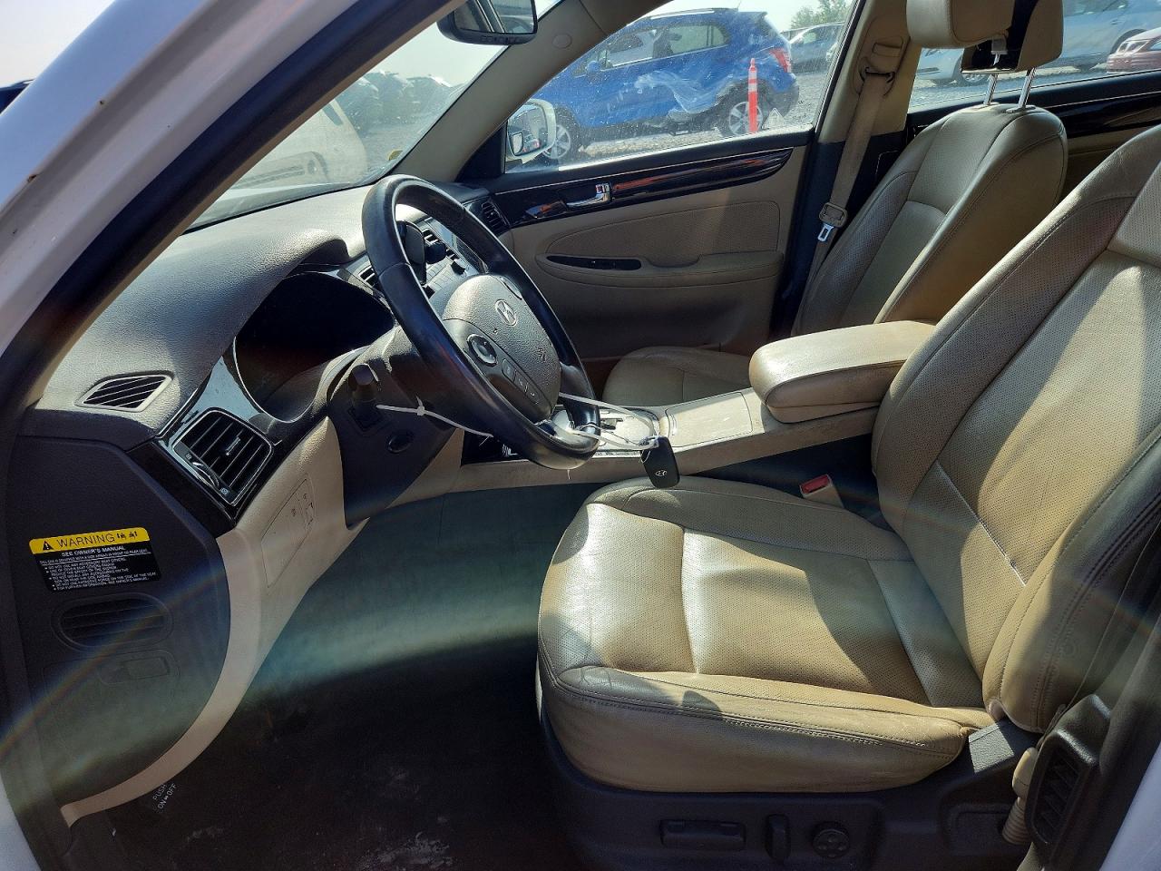 2011 Hyundai Genesis 3.8l White vin: KMHGC4DE4BU141180