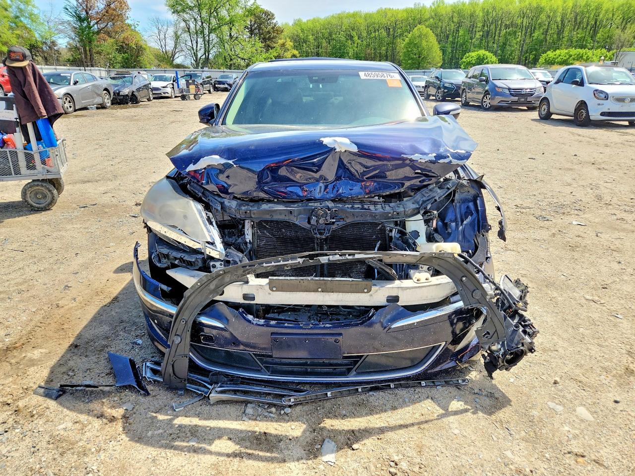 2011 Hyundai Genesis Blue vin: KMHGC4DE4BU142992