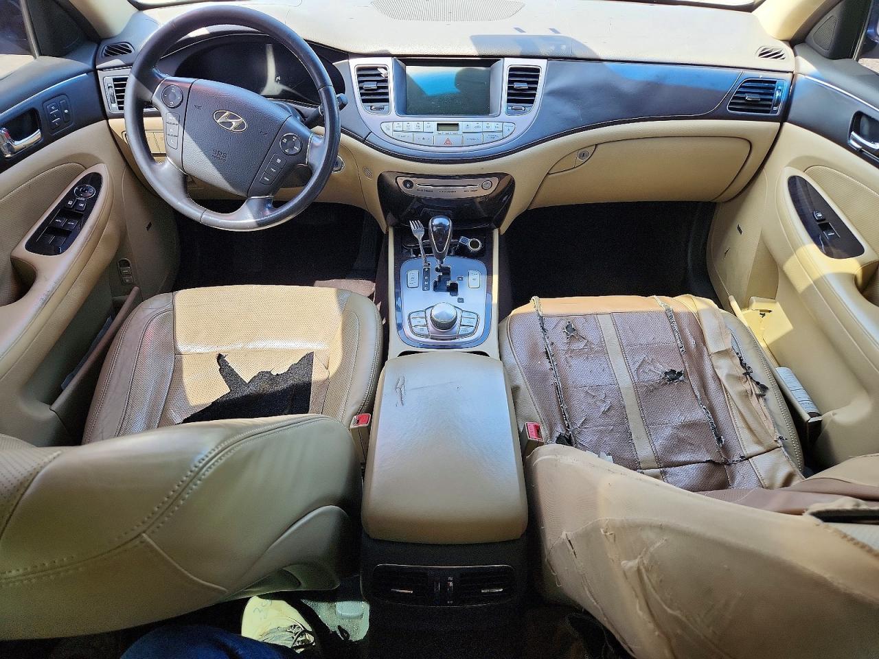 2011 Hyundai Genesis Blue vin: KMHGC4DE4BU142992
