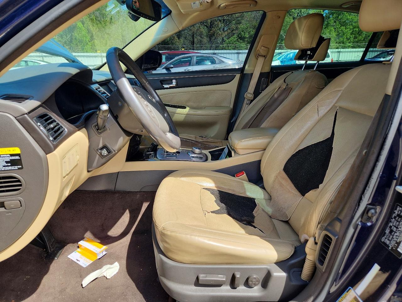 2011 Hyundai Genesis Blue vin: KMHGC4DE4BU142992