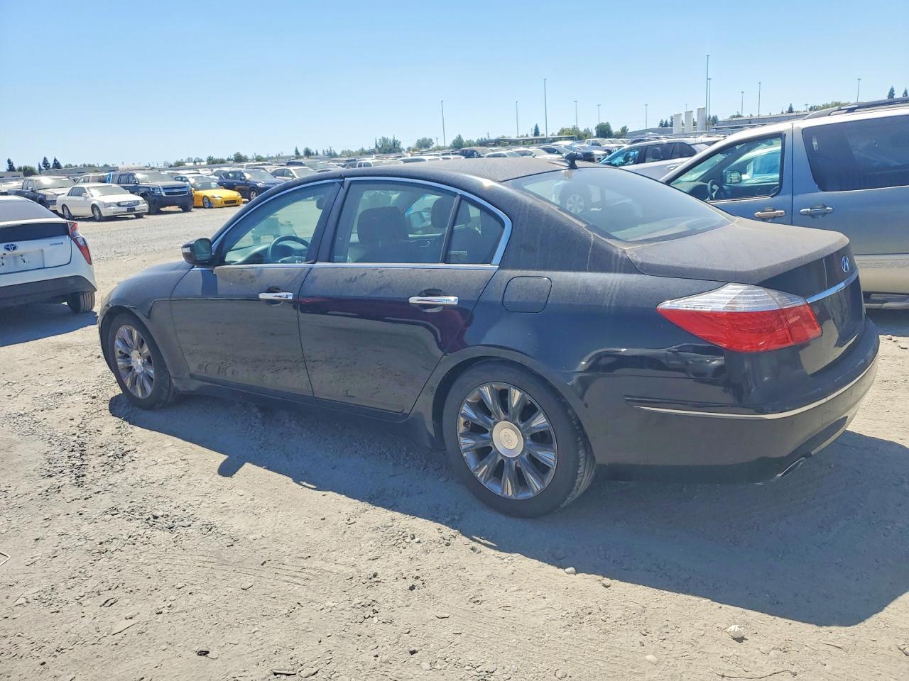 2010 Hyundai Genesis 3.8l Black vin: KMHGC4DE5AU074393