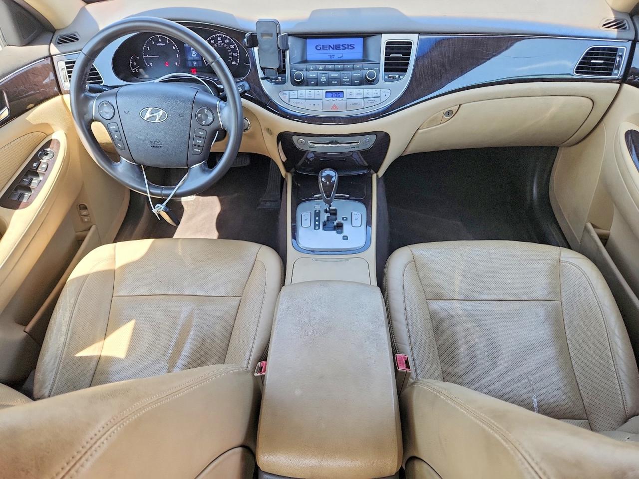2011 Hyundai Genesis 3.8l Black vin: KMHGC4DE5BU128518