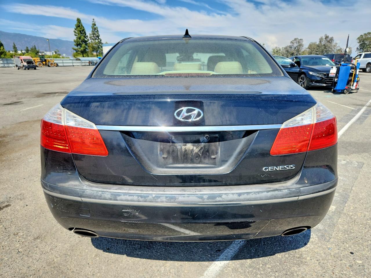 2011 Hyundai Genesis 3.8l Black vin: KMHGC4DE5BU128518