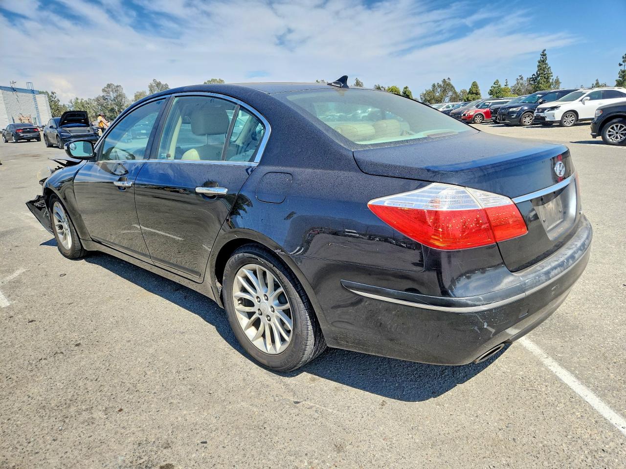 2011 Hyundai Genesis 3.8l Black vin: KMHGC4DE5BU128518