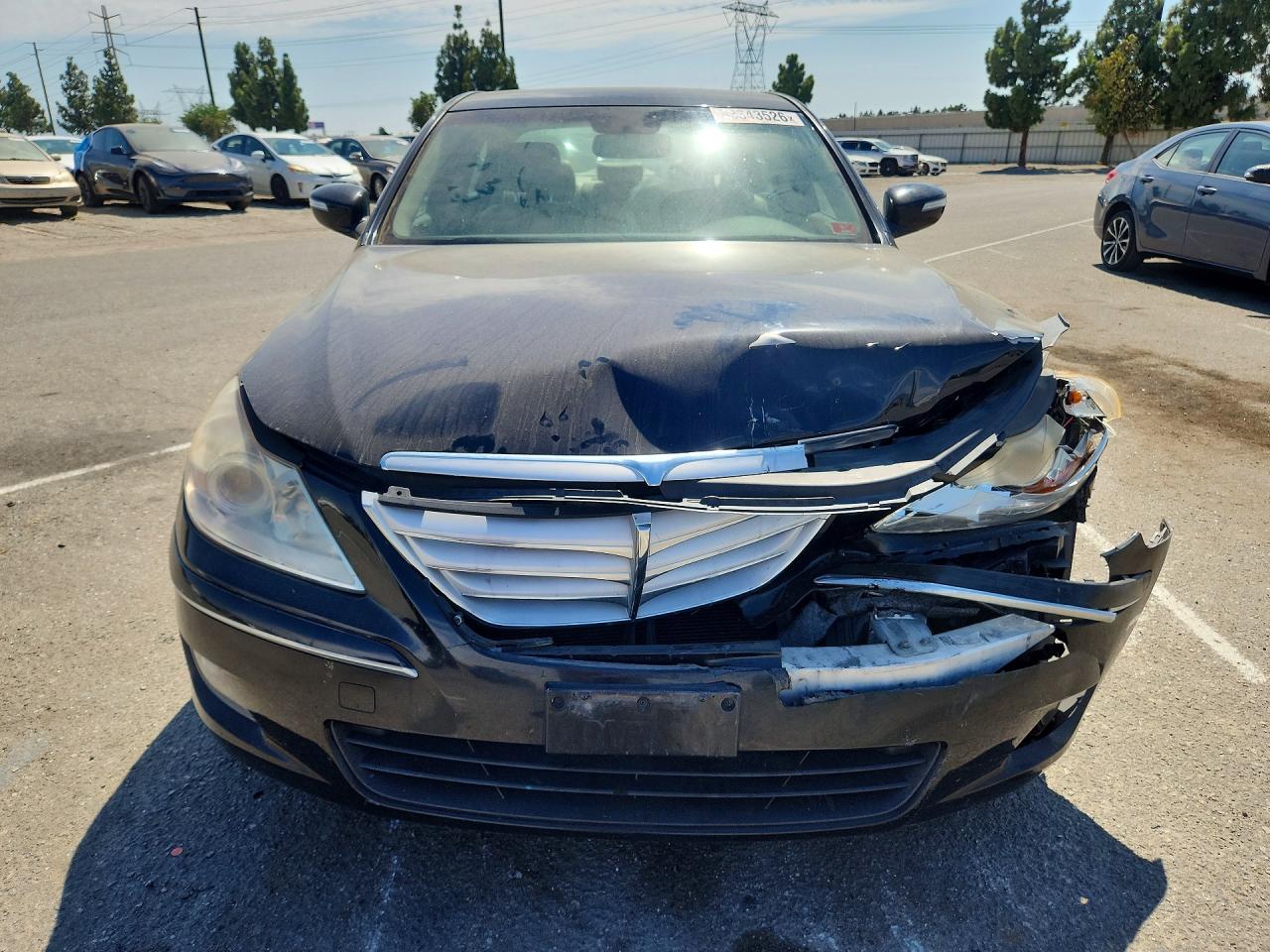 2011 Hyundai Genesis 3.8l Black vin: KMHGC4DE5BU128518