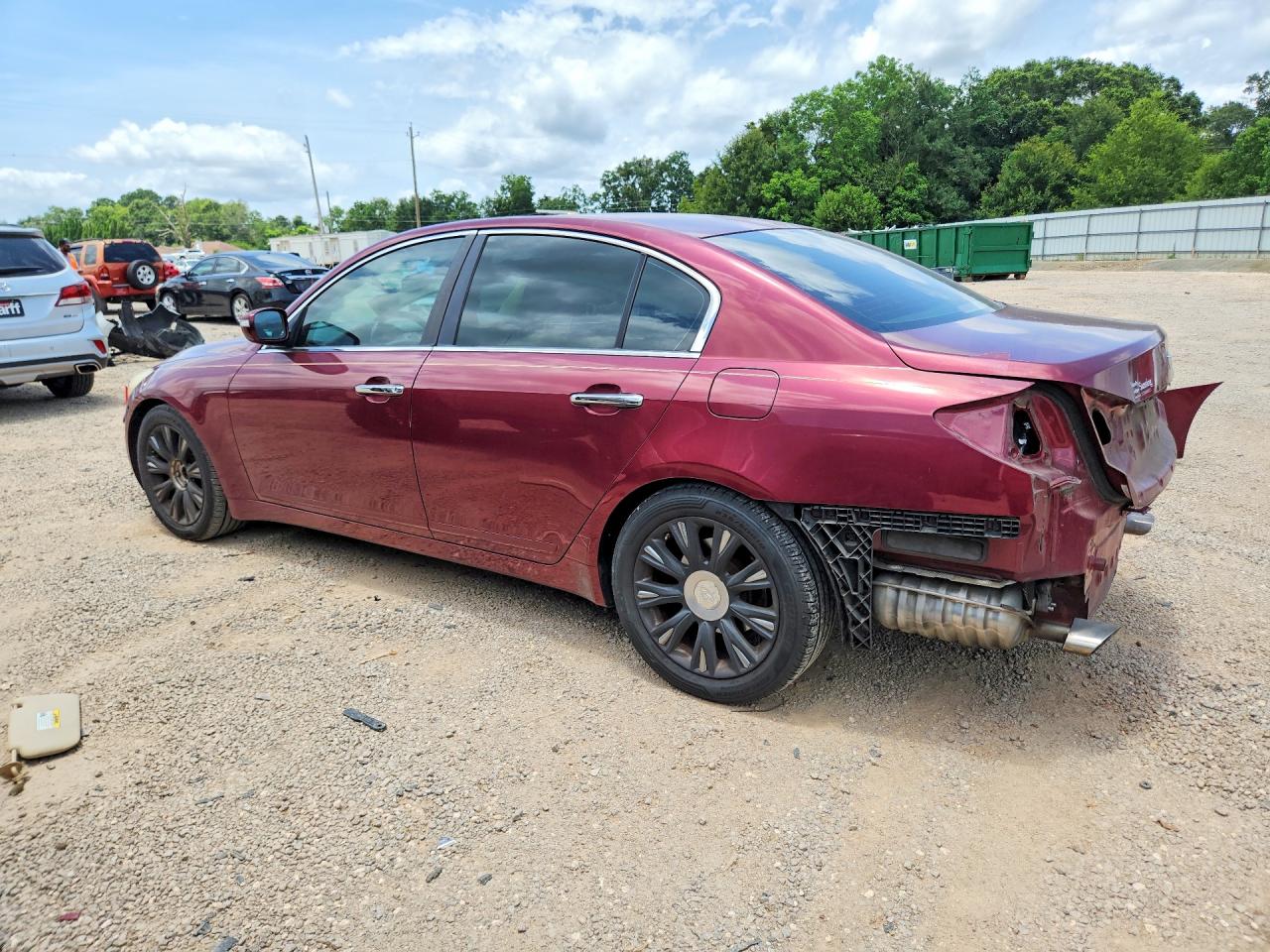2010 Hyundai Genesis 3.8l Maroon vin: KMHGC4DE7AU076548