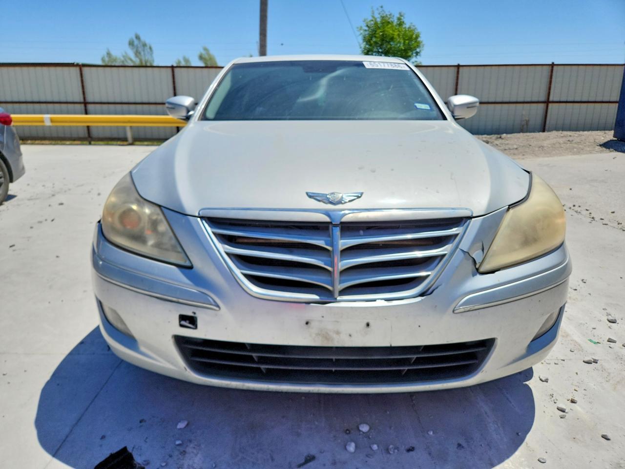 2011 Hyundai Genesis 3.8l Silver vin: KMHGC4DE7BU134627