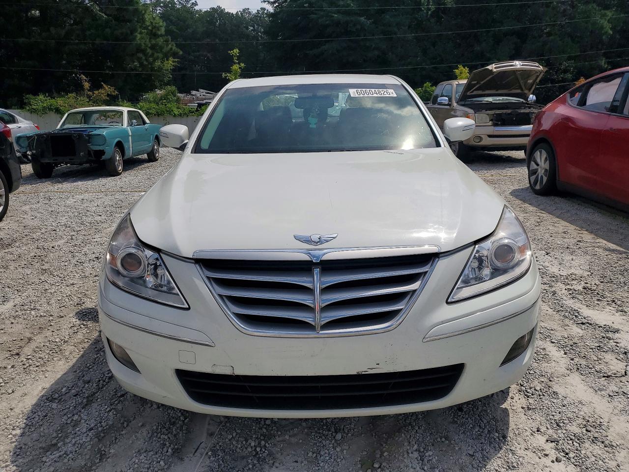 2010 Hyundai Genesis 3.8l White vin: KMHGC4DE8AU086862