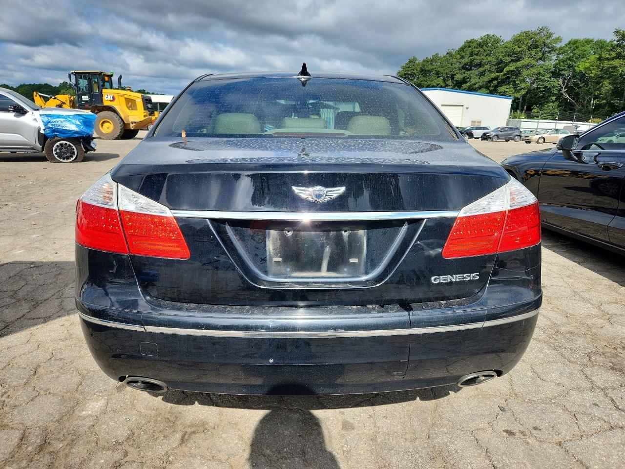 2011 Hyundai Genesis 3.8l V6 Black vin: KMHGC4DE8BU145958