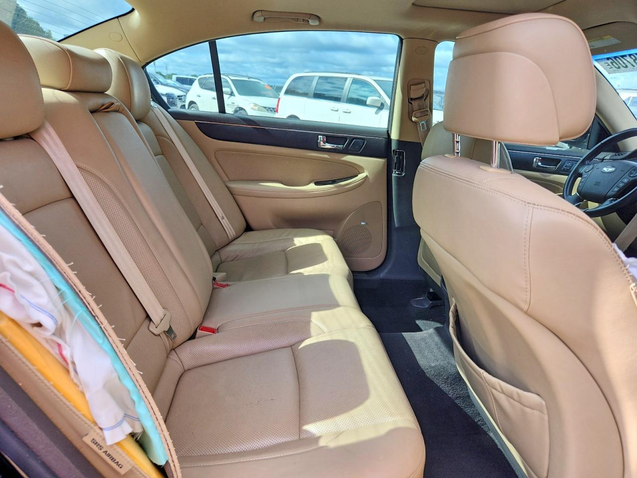 2011 Hyundai Genesis 3.8l V6 Black vin: KMHGC4DE8BU145958