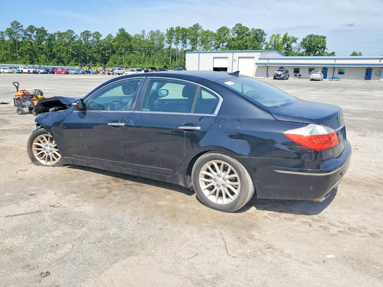 2011 Hyundai Genesis 3.8l Black vin: KMHGC4DE9BU137528