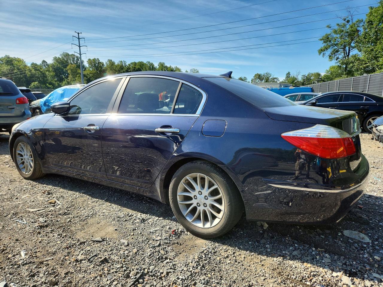 2010 Hyundai Genesis 3.8l Blue vin: KMHGC4DEXAU074874