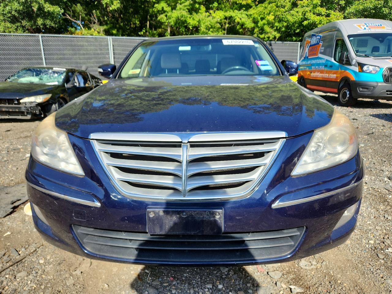 2010 Hyundai Genesis 3.8l Blue vin: KMHGC4DEXAU074874