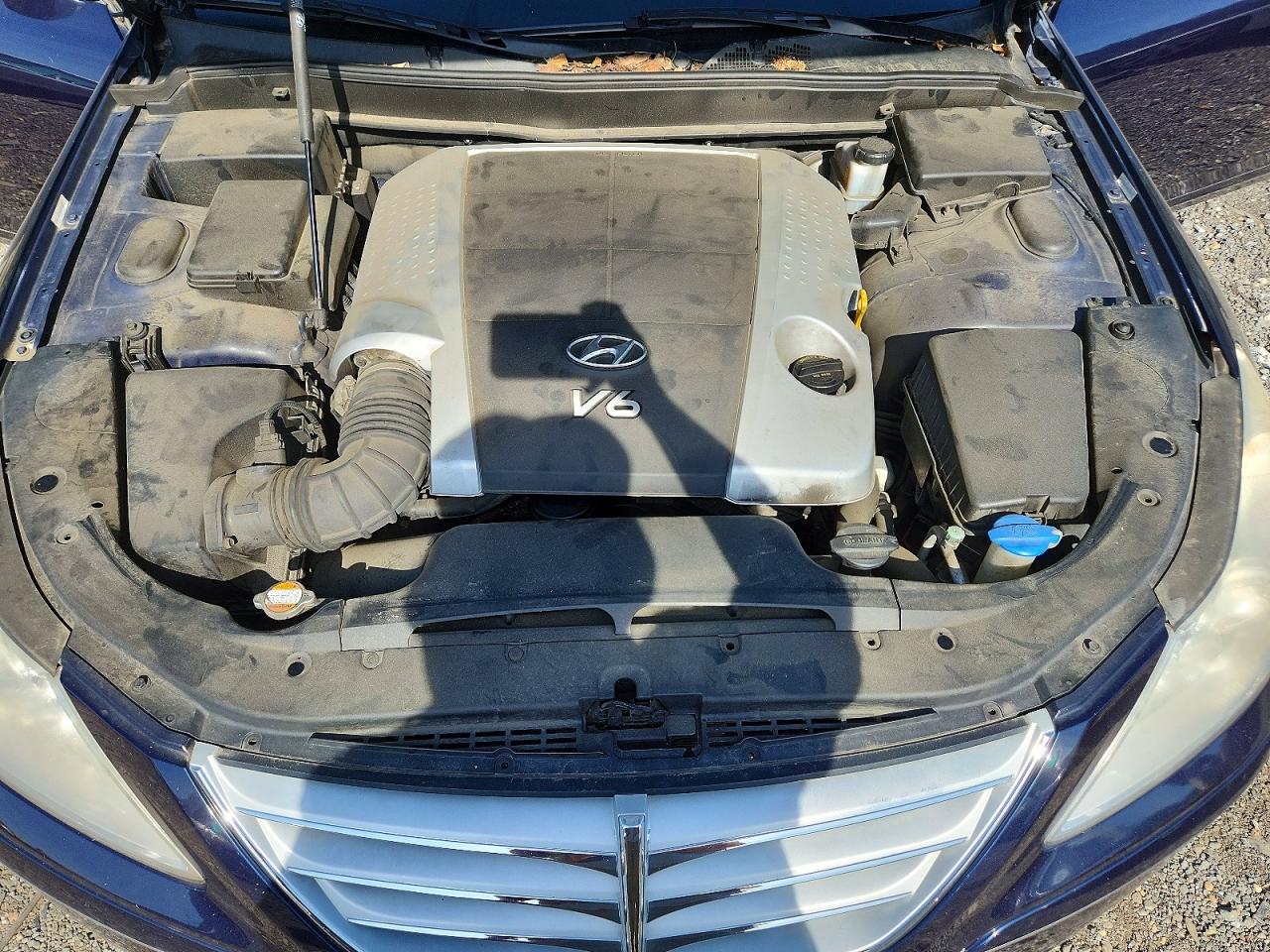 2010 Hyundai Genesis 3.8l Blue vin: KMHGC4DEXAU074874