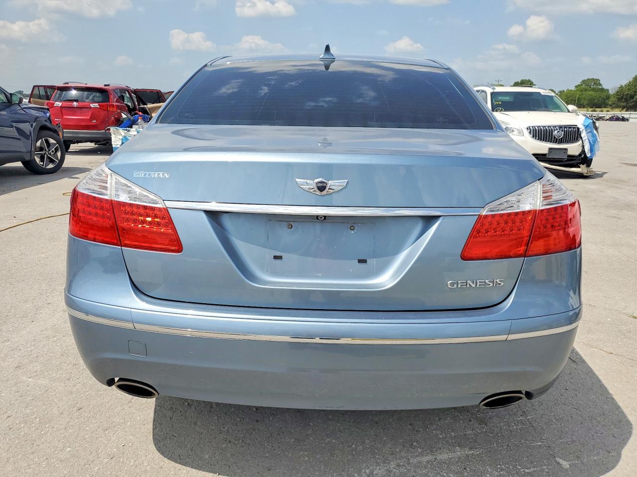 2011 Hyundai Genesis 3.8l Blue vin: KMHGC4DEXBU113965