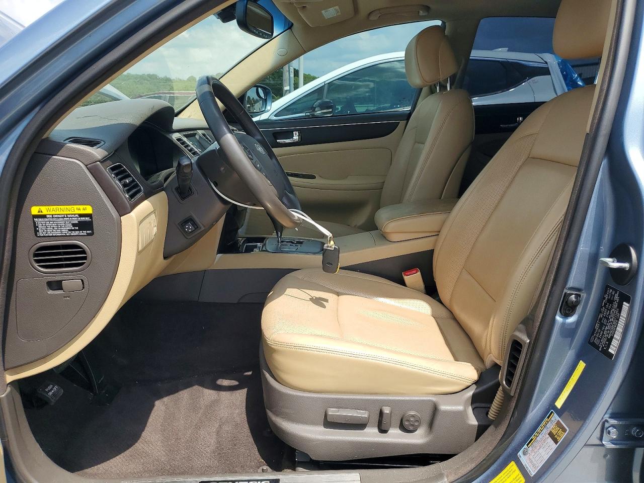 2011 Hyundai Genesis 3.8l Blue vin: KMHGC4DEXBU113965