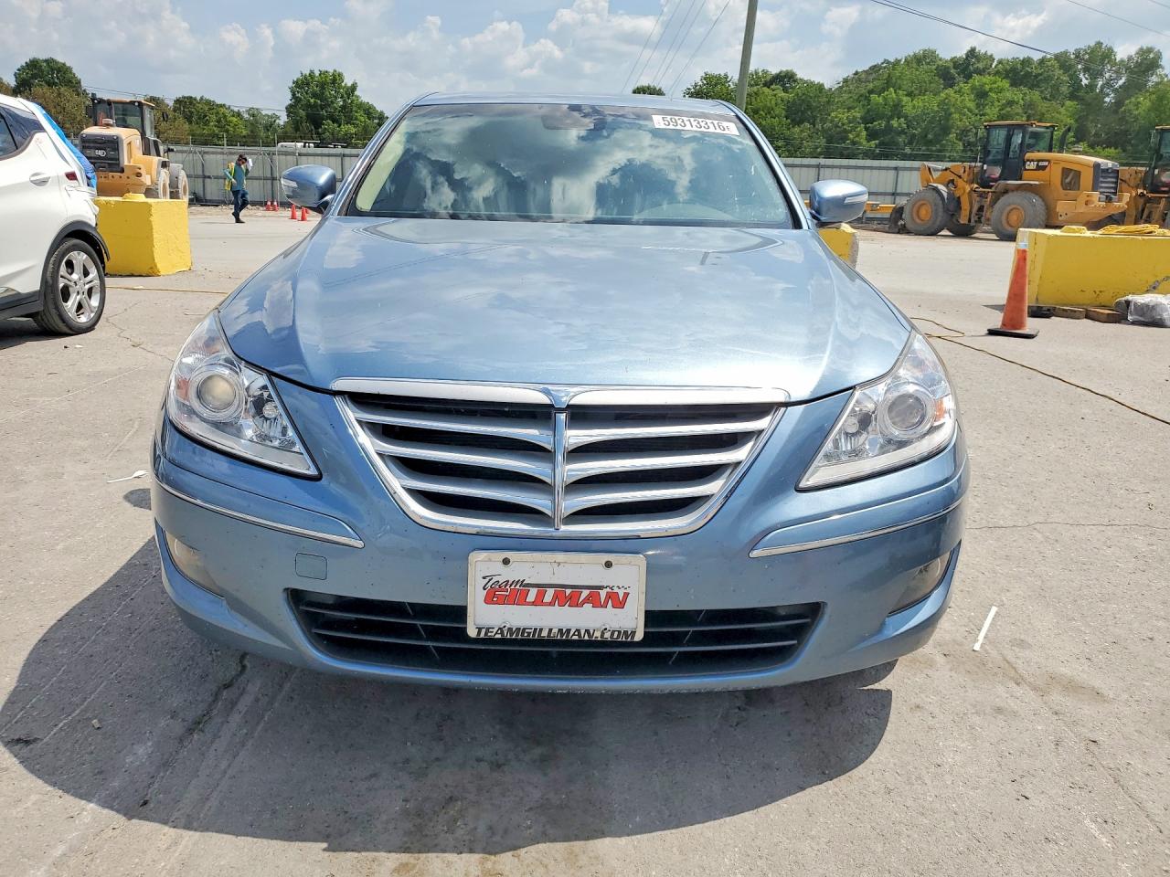 2011 Hyundai Genesis 3.8l Blue vin: KMHGC4DEXBU113965