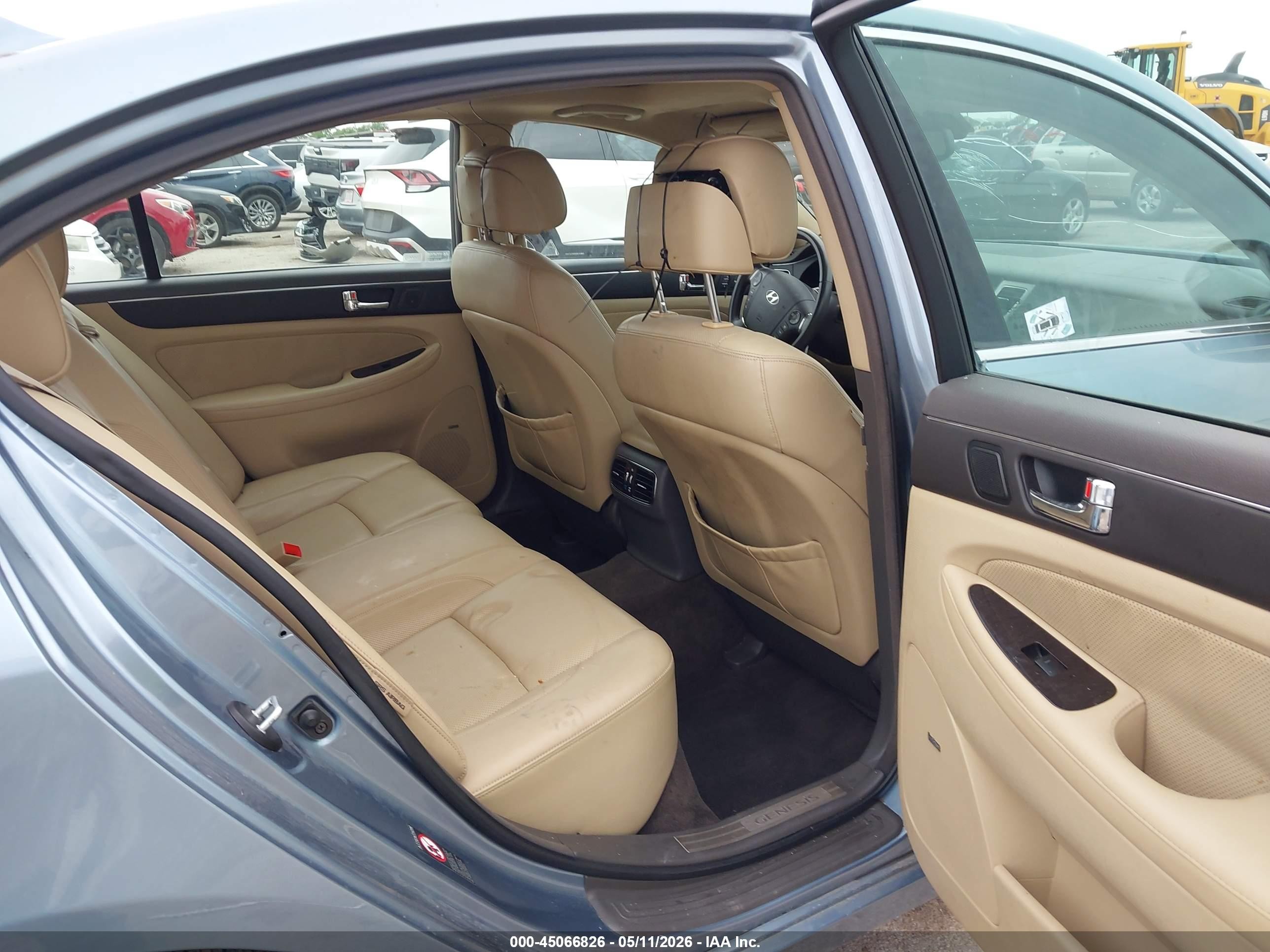 2011 Hyundai Genesis 3.8 Light Blue vin: KMHGC4DEXBU127686