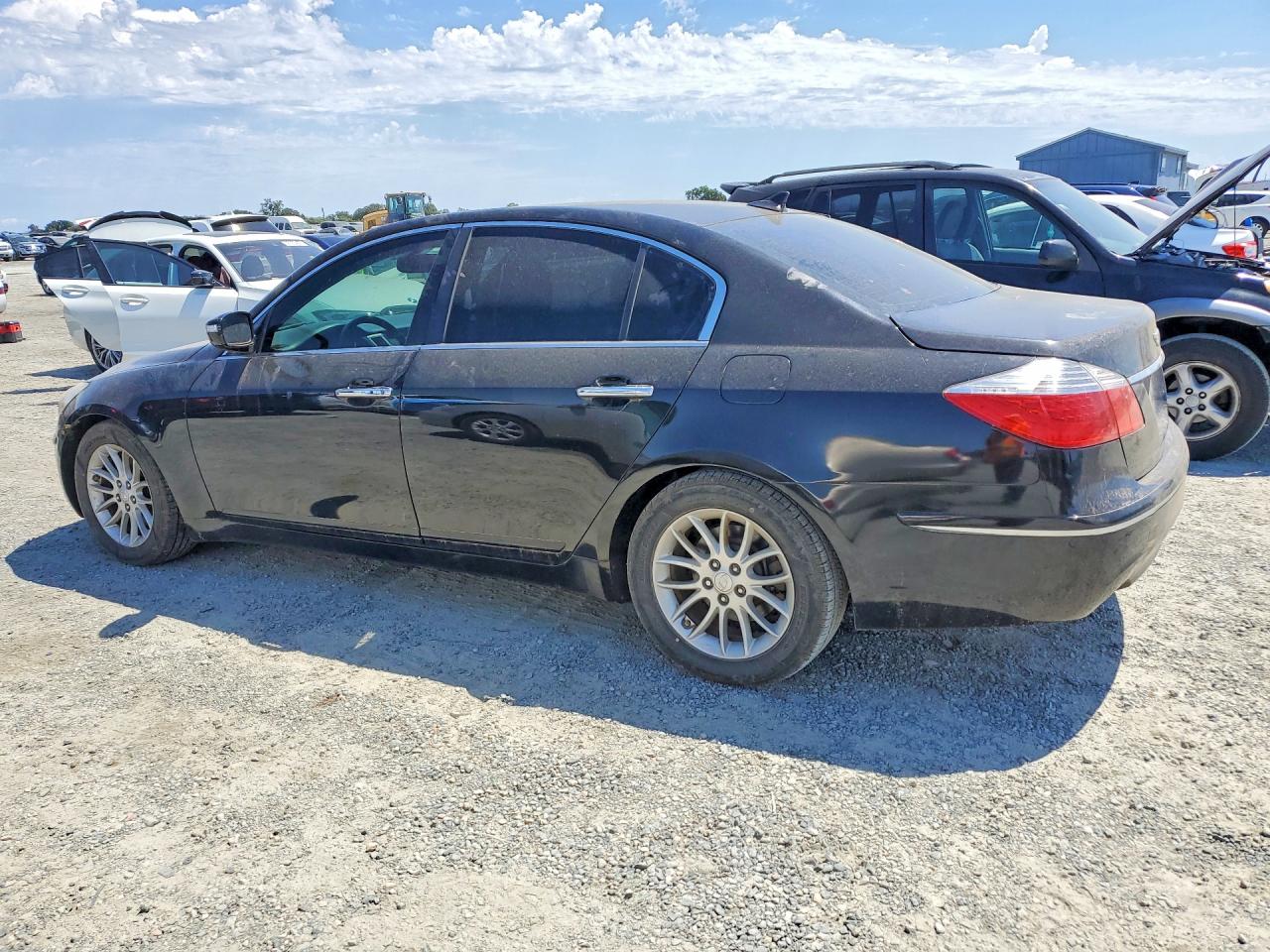 2011 Hyundai Genesis 3.8l Black vin: KMHGC4DEXBU145301
