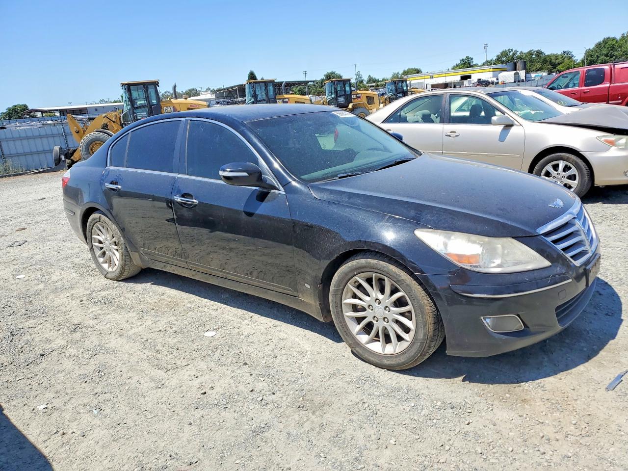 2011 Hyundai Genesis 3.8l Black vin: KMHGC4DEXBU145301