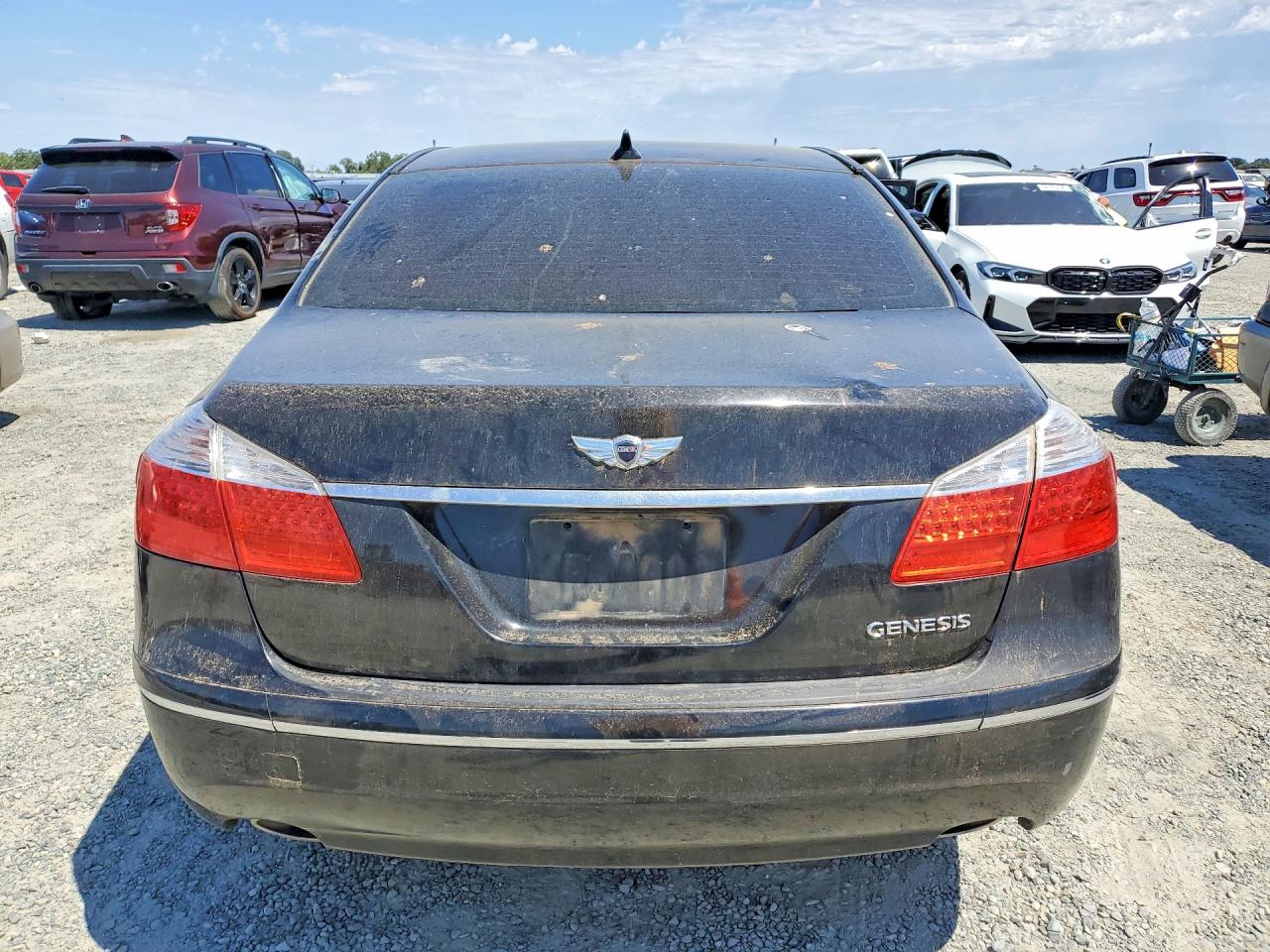 2011 Hyundai Genesis 3.8l Black vin: KMHGC4DEXBU145301