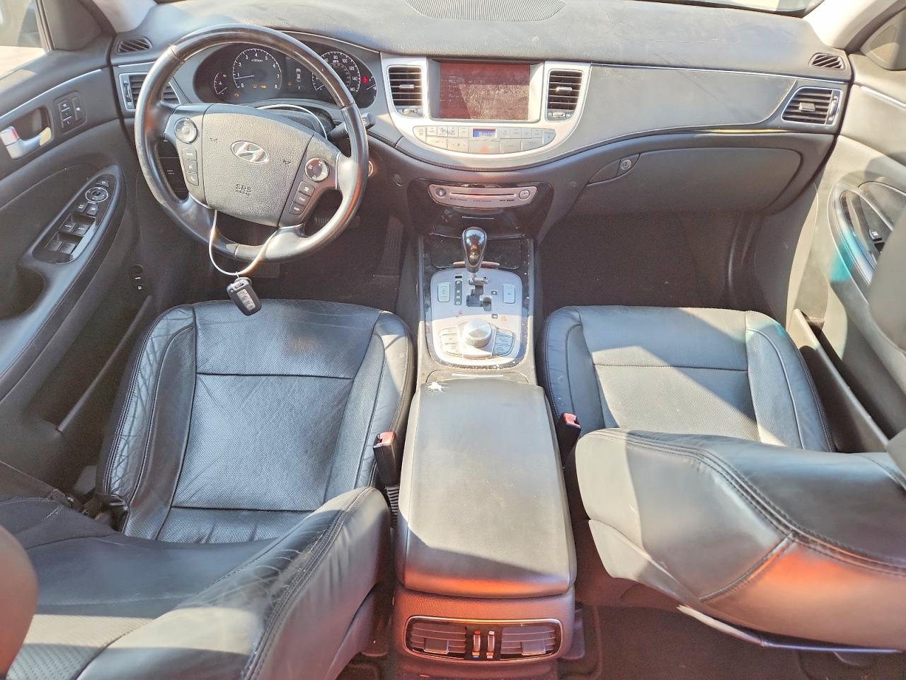 2012 Hyundai Genesis 4.6l Black vin: KMHGC4DF0CU174784