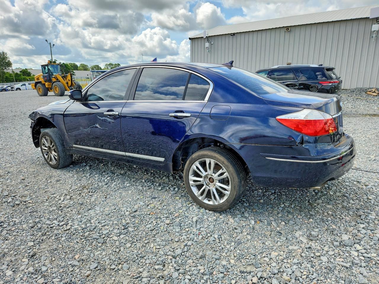2010 Hyundai Genesis 4.6l Синий vin: KMHGC4DF1AU111075