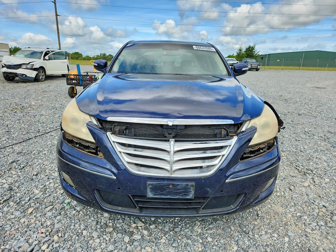 2010 Hyundai Genesis 4.6l Синий vin: KMHGC4DF1AU111075