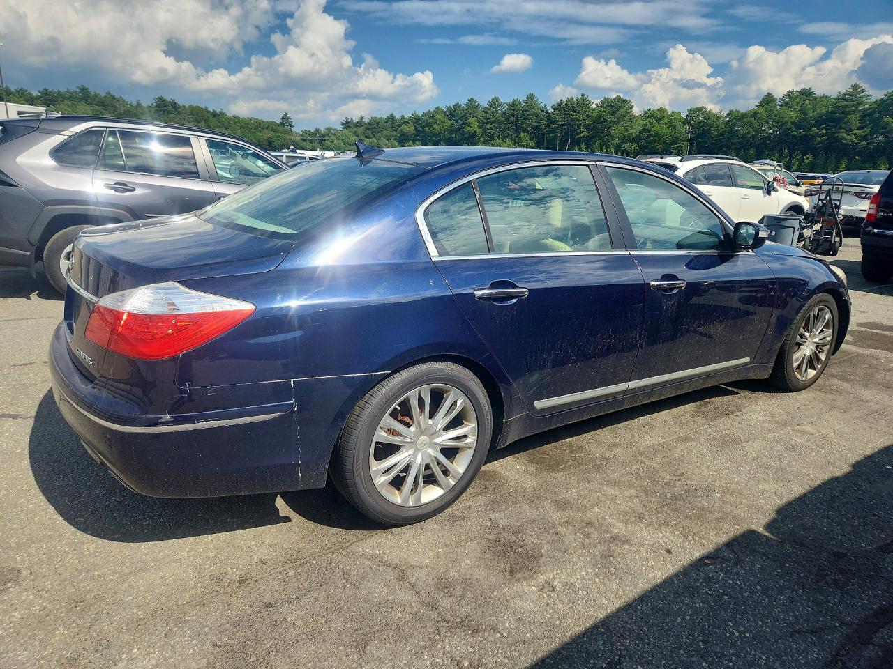 2010 Hyundai Genesis 4.6l Blue vin: KMHGC4DF2AU111070